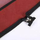 Wedding Dress Garment Bag 180cm Long Bridal Gown Storage Dustproof Cover Zipper - Wine Red