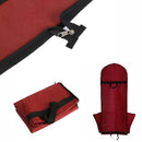 Wedding Dress Garment Bag 180cm Long Bridal Gown Storage Dustproof Cover Zipper - Wine Red