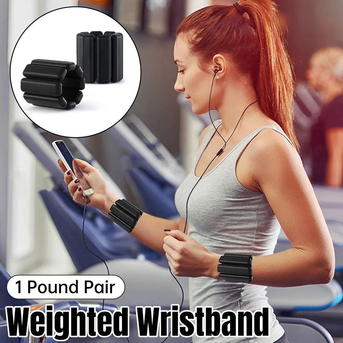 Weighted Wrist Ankle Bracelets Training Belt Gravity Fitness Yoga Exercise