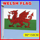 Large Wales Welsh Flag Heavy Duty Outdoor 90 X 150 CM - 3ft x 5ft