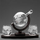 Globe Wine Decanter Glass Bottle Divider Whisky Liquor Dispenser For Home Bar