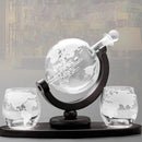 Globe Wine Decanter Glass Bottle Divider Whisky Liquor Dispenser For Home Bar