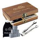Ice Wine Stone Wooden Box Wine Set Wine Accessory Gift Box Portable Storage