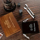 Ice Wine Stone Wooden Box Wine Set Wine Accessory Gift Box Portable Storage