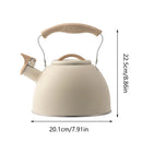 Off White Kettle Whistling Kettle Stainless Steel Stovetop Kitchen Cookware