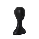 Display Stand Female Mannequin Head for Wig Hat Scarf Hair Model - Black