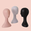 Display Stand Female Mannequin Head for Wig Hat Scarf Hair Model - White