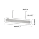 Wall Mounted Air Conditioner Deflector Adjustable Prevents Direct Blowing