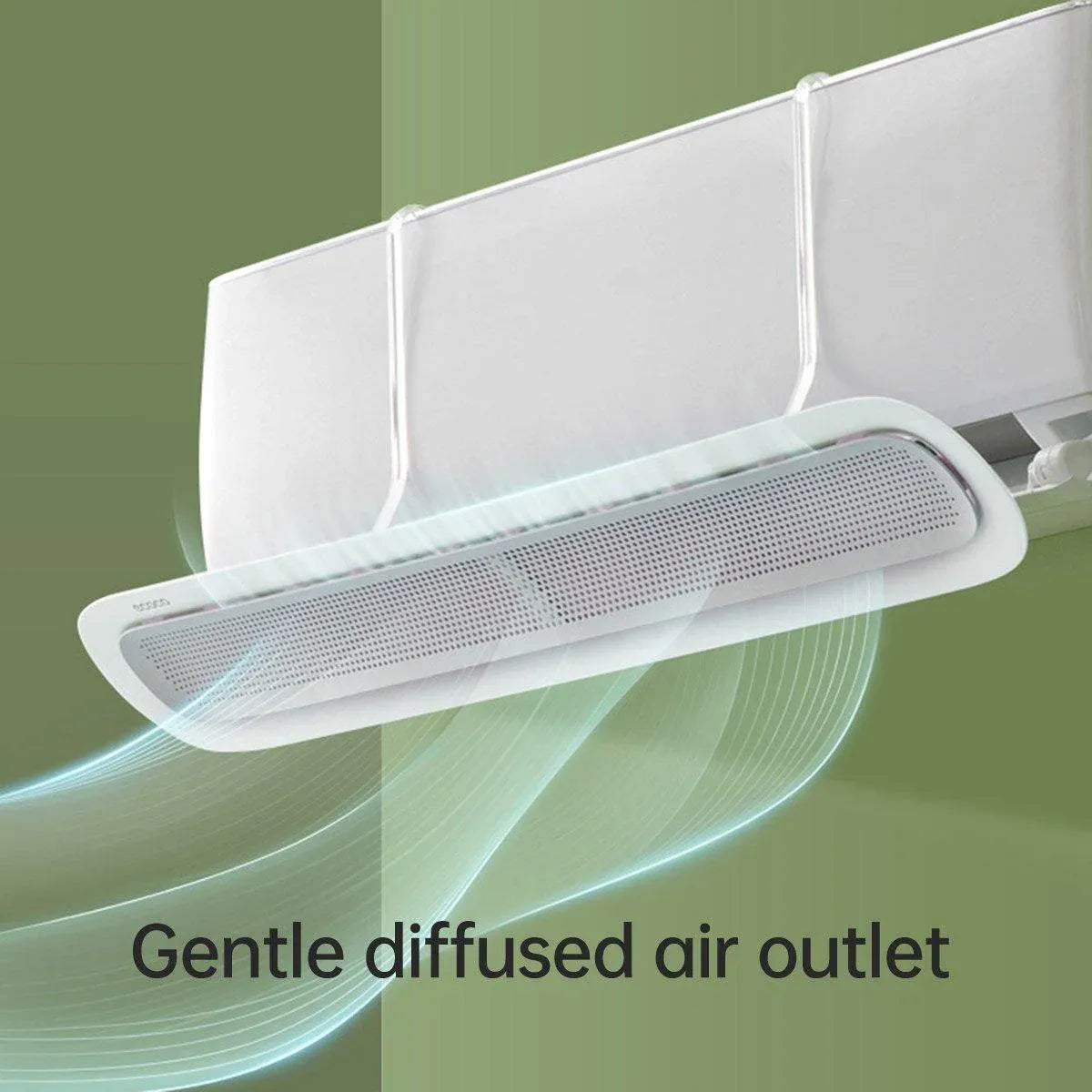 Wall Mounted Air Conditioner Deflector Adjustable Prevents Direct Blowing