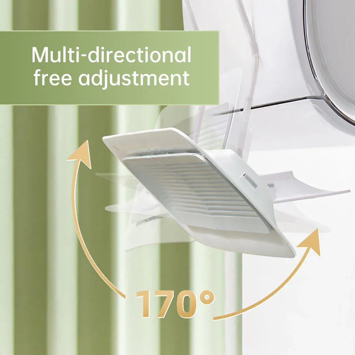 Wall Mounted Air Conditioner Deflector Adjustable Prevents Direct Blowing