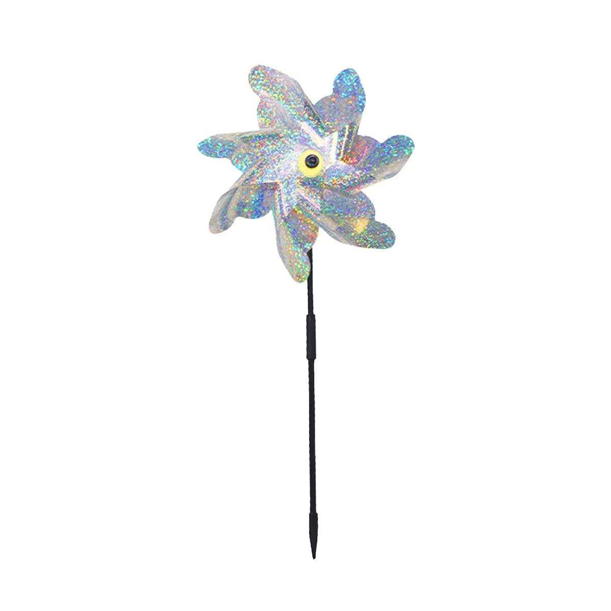 10PCS Reflective Windmill Bird Repeller Garden Stake Spinner Outdoor Plant Protection