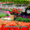 10PCS Reflective Windmill Bird Repeller Garden Stake Spinner Outdoor Plant Protection
