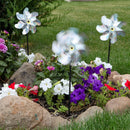 10PCS Reflective Windmill Bird Repeller Garden Stake Spinner Outdoor Plant Protection