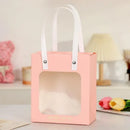 20pcs Translucent Gift Bags Packaging Tote Birthday Party Favors Candy Bags - Green-M Size