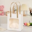20pcs Translucent Gift Bags Packaging Tote Birthday Party Favors Candy Bags - Pink-M Size