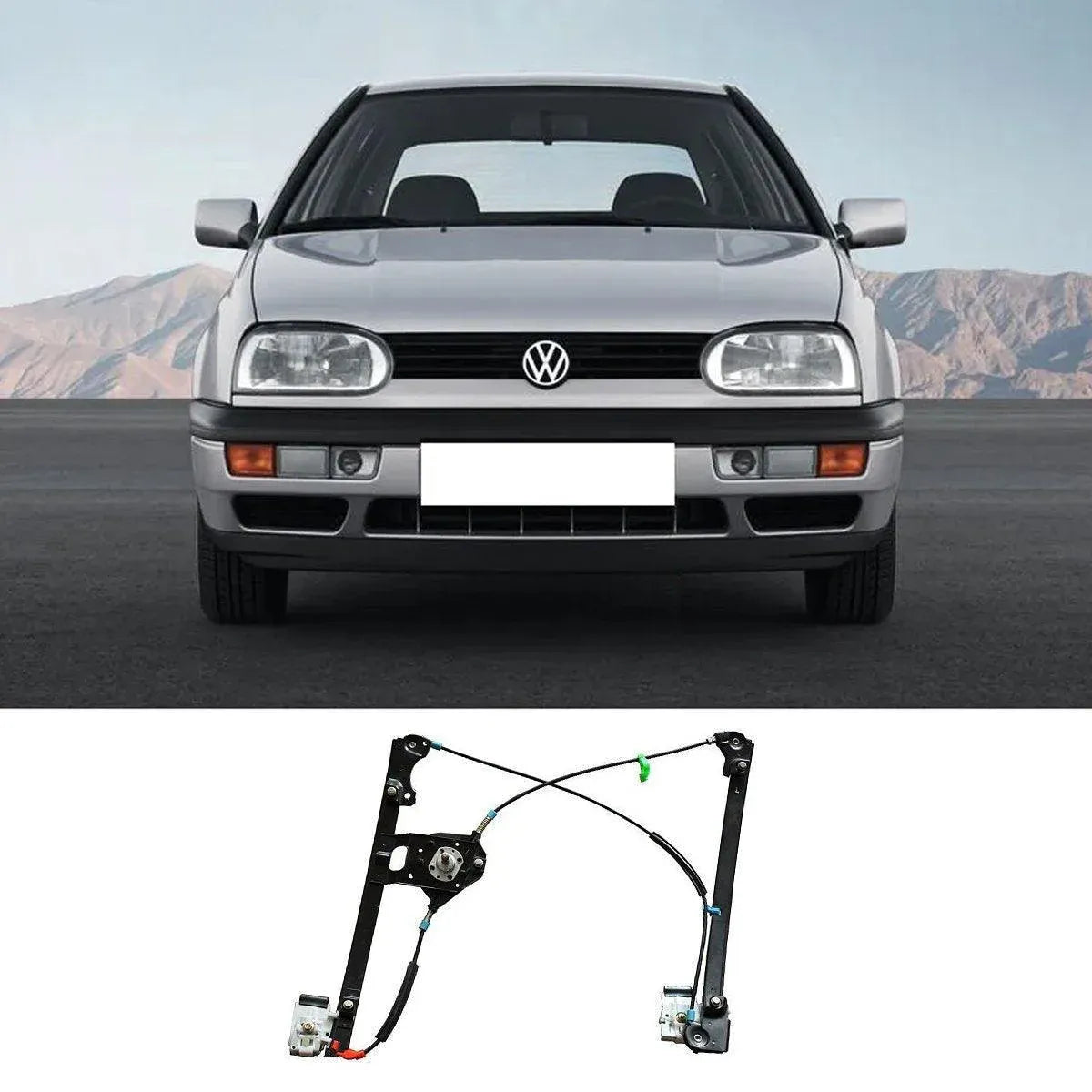 For Volkswagen Golf Jetta 91-99 Manual Window Lifter Regulator 1H0837401 402