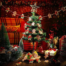 12X Gingerbread Man Xmas Tree Ornament Gift Party Hanging Pendants Window Decor - Window Decor-jbr7