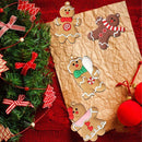 12X Gingerbread Man Xmas Tree Ornament Gift Party Hanging Pendants Window Decor - Window Decor-jbr snowflake