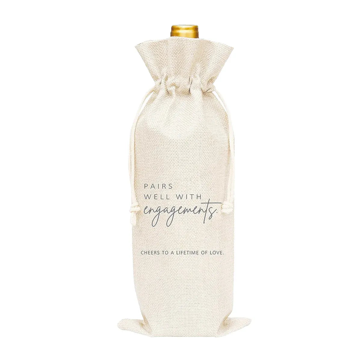 10CPS Wine Bottle Gift Bag Single Bottole for Christmas Birthday Party Present