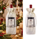 10PCS Wine Gift Bags with Clear Window for Wine Bottle Packaging