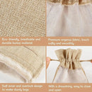 10PCS Wine Gift Bags with Clear Window for Wine Bottle Packaging