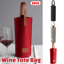 Wine Tote Bag Single Bottle Carrier with Handle High-End for Gift