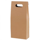 30pcs Kraft Paper Wine Box for Gift Packaging Portable Wine Bottle Storage Box - Double