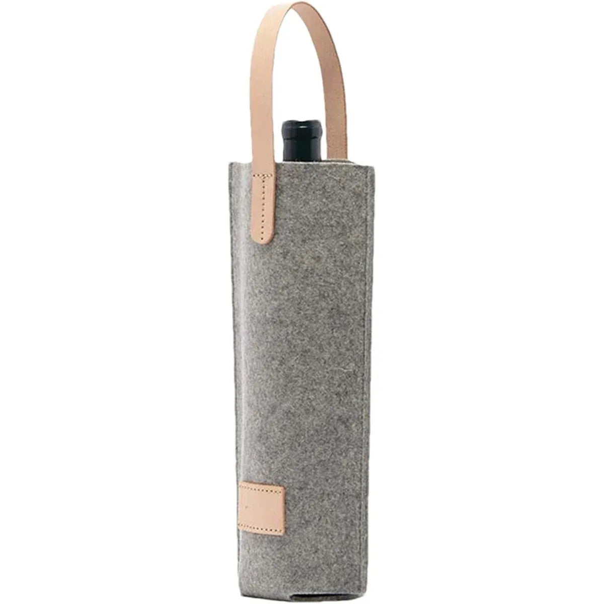 Wine Tote Bag Single Bottle Carrier with Handle High-End for Gift