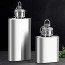 Mini Stainless Steel Hip Flask 1/2oz 3Pcs Portable Pocket Liquor Bottle Travel - 1OZ
