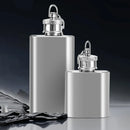 Mini Stainless Steel Hip Flask 1/2oz 3Pcs Portable Pocket Liquor Bottle Travel - 1OZ