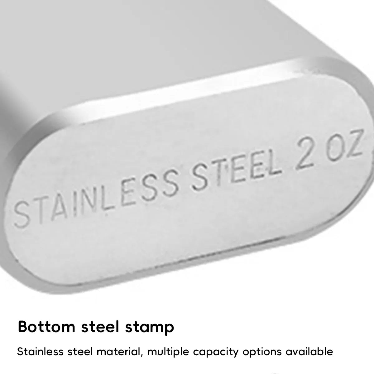 Mini Stainless Steel Hip Flask 1/2oz 3Pcs Portable Pocket Liquor Bottle Travel - 1OZ
