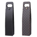 Leather Wine Box Single Double Bottle Folding Packaging Gift Box