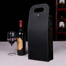 Leather Wine Box Single Double Bottle Folding Packaging Gift Box