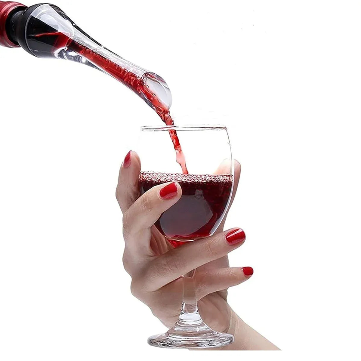 Wine Aerator Pourer with Gift Box Fast Red Wine Air Infusion Single or Three Piece Set - 3-Piece Aerator Set