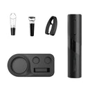 5-Piece Electric Wine Opener Set with Charging Base