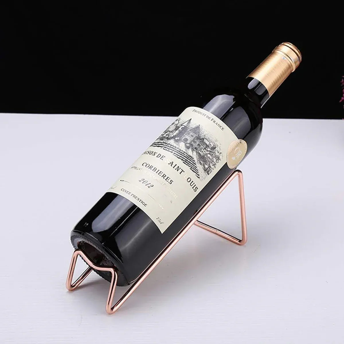 Wine Bottle Rack 6PCS Champagne Stand Red Wine Holder Home Bar Display Ornament