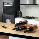 Wooden Wine Display Stand Double Layer Red Wine Holder Rack Table Bar Kitchen