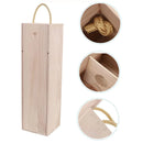 6pcs Red Wine Wooden Gift Box Packaging Storage Box for Wine Bottle Gifts - Single pull-out