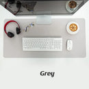 Large Leather Gaming Mouse Pad Waterproof Desk Keyboard Mat 120 x 60cm - Wine Red