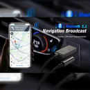 Wireless Bluetooth 5.0 Receiver Dongle Car Aux 3.5Mm Adapter Cable