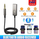 Wireless Bluetooth 5.0 Receiver Dongle Car Aux 3.5Mm Adapter Cable