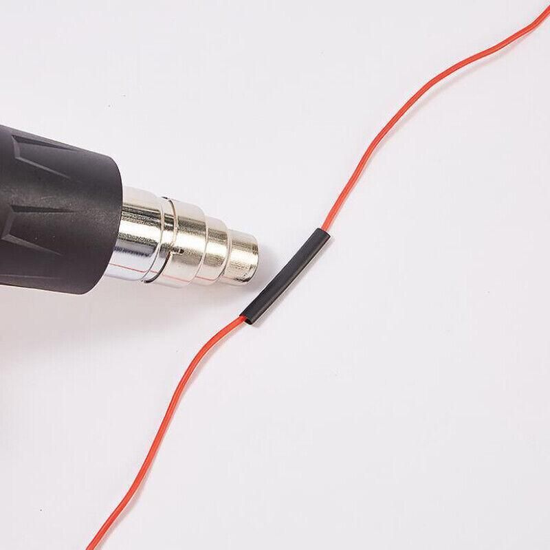 Grade Marine Heat Shrink Tubing 3:1 Wire Sleeve Glue Inside Fast Wrap Insulation Black 5M - 25.4mm*5M