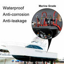 Grade Marine Heat Shrink Tubing 3:1 Wire Sleeve Glue Inside Fast Wrap Insulation Black 5M - 25.4mm*5M