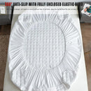 Hotel Mattress Protector Bed Top Cover Waterproof Fitted Sheet Bedroom Hygiene - 137x190cm
