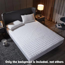 Hotel Mattress Protector Bed Top Cover Waterproof Fitted Sheet Bedroom Hygiene - 137x190cm