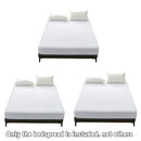 Hotel Mattress Protector Bed Top Cover Waterproof Fitted Sheet Bedroom Hygiene - 137x190cm
