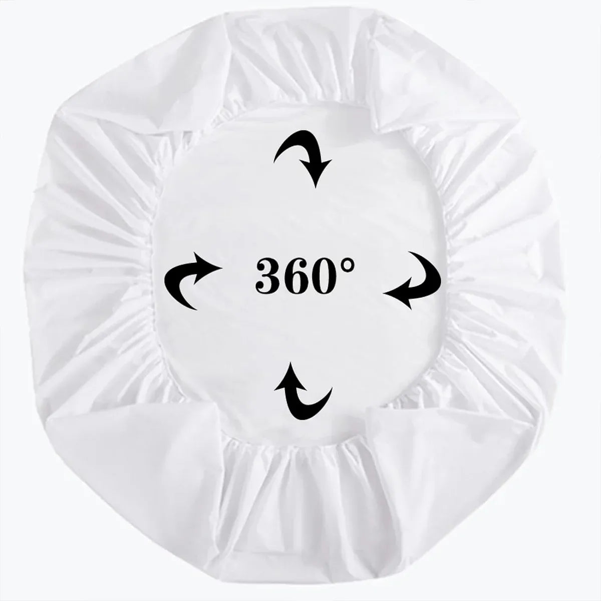 Waterproof Mattress Protector Fitted Sheet Bed Cover for Single King Single Double Queen - 152x203cm
