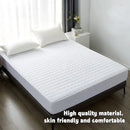 Hotel Mattress Protector Bed Top Cover Waterproof Fitted Sheet Bedroom Hygiene - 91x190cm