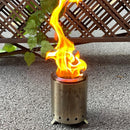 Outdoor Portable Wood Stove Low Smoke Solid Fuel Camping Cooking Heater