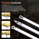 8PCS Wood Lathe Turning Tool Set High Speed Steel For Woodworking Craft Durable